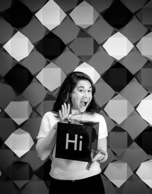 Finalist Laura Kelley, M.B.A. ’19, representing Aikili Biosystems, an alumni-led venture.