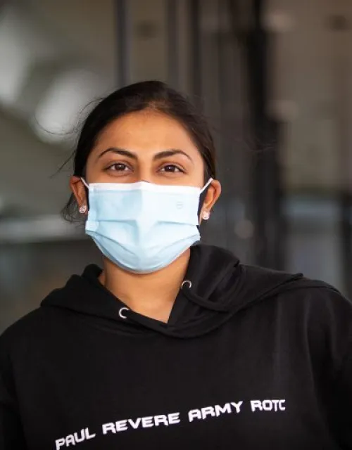 “I believe that I can make a difference. I have the right mix of discipline, empathy, and desire to be a good leader for my soldiers,” said Gayatri Balasubramanian.