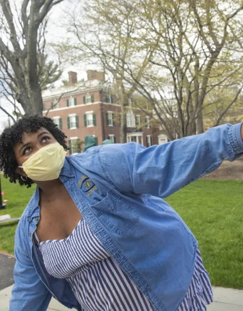 “I love learning, and I love educating, but I also love to entertain,” said Samyra Miller.