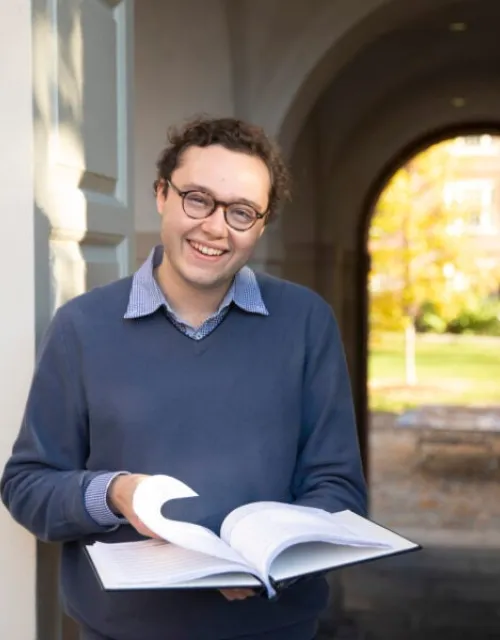 Benjamin Perry Wenzelberg ’21 wrote the music and libretto for the opera “NIGHTTOWN,” recording a demo of it as part of his thesis submission.