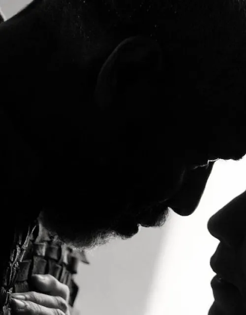 Denzel Washington and Frances McDormand in “The Tragedy of Macbeth.”