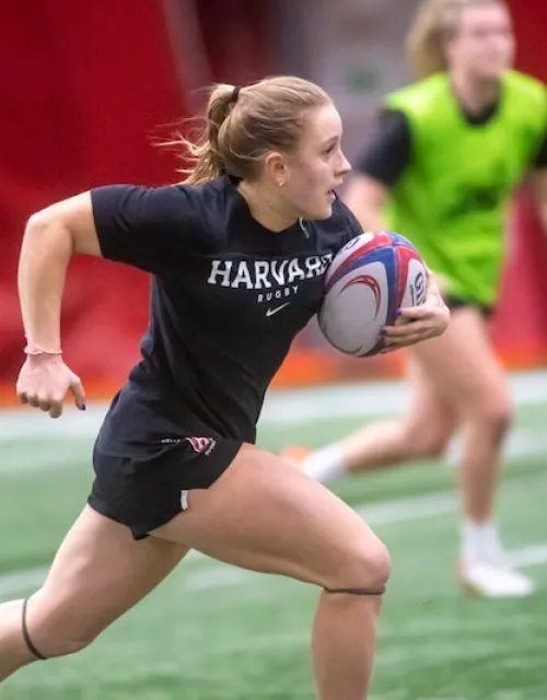 "I’ve also learned so much through this," said rugby player Cass Bargell about her health challenges. "Life is just so good, regardless of the hard parts.”