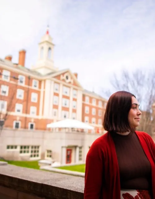 “The more I’ve met people who I thought always had so much ‘more’ than me, I’ve realized that we sometimes have very similar struggles, fears, and hopes for ourselves and our families,” said Lucy Wickings ’22.