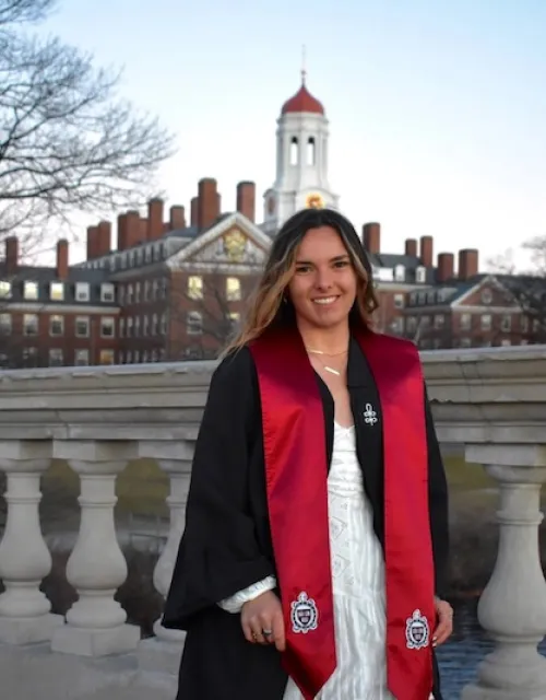 Aubree Muse entered Harvard as a pre-med student but fell in love with environmental studies. “I realized this is what I want to spend my life working on,” she said.