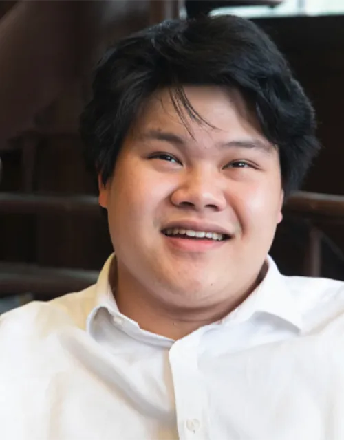 “I didn’t really plan to do this in the middle of my senior year, but I love politics, and I saw that I could be a valuable voice in Medford,” says City Councilor Justin Tseng ’22.