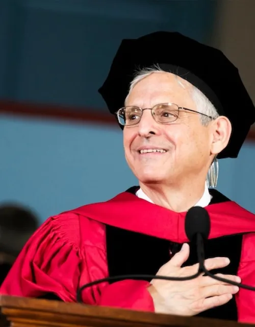 “Don’t let your generation be defined by the pandemic,” said U.S. Attorney General Merrick Garland. “Let it be defined by public service.”