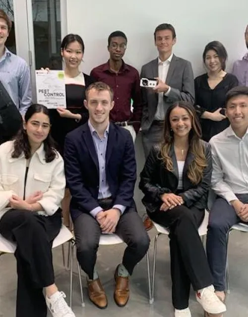 A group of third-year students developed methods to track and reduce rat sightings on campus for ES96: Engineering Problem Solving and Design Project.