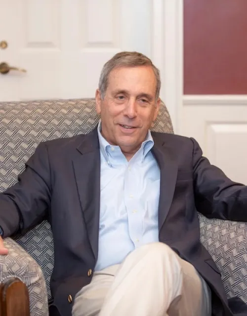 “In this job you’re always looking forward; you’re always trying to find new ways to make a difference. The satisfaction comes from helping the institution continue to move forward,” said President Larry Bacow.