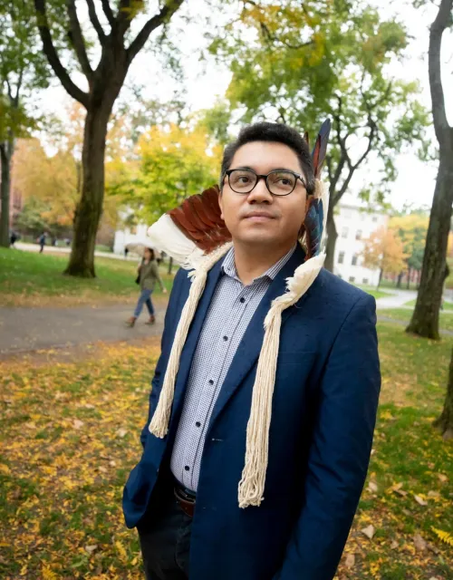 “In Brazil, when we talk about Indigenous rights, we are talking about land rights. All the other rights to health, education, etc., originate from the rights to our ancestral lands,” says Luiz Eloy Terena, who represents Indigenous communities.