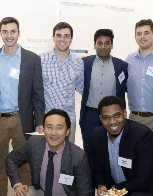 A photo of the showcase for technology cohort of 2022. 