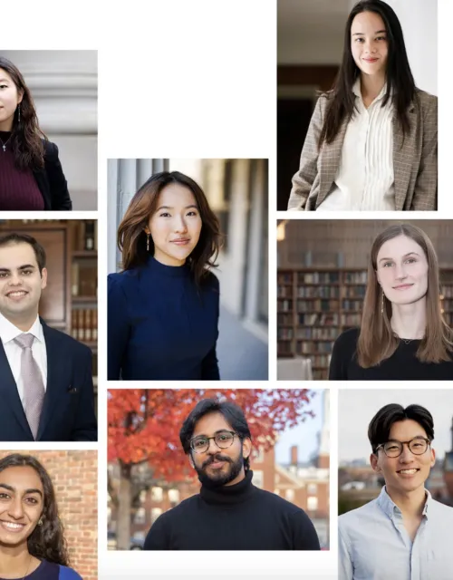 From left top row Isabella B. Cho and Mira-Rose Kingsbury Lee; second row, Asmer Asrar Safi, Xavier Morales, Lucy Tu, Lyndsey Mugford; third row, Aishani Aatresh, Suhaas Bhat, Benjamin Chang, Eleanor Wikstrom.