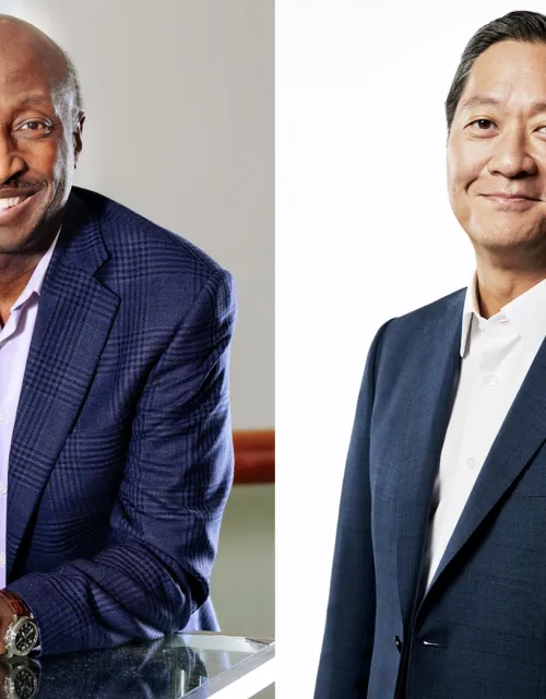 Kenneth C. Frazier and Joseph Y. Bae.