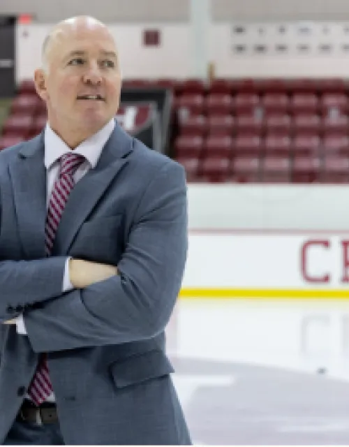 Ted Donato is the Robert D. Ziff  ’88 Head Coach for Harvard Men’s Ice Hockey.