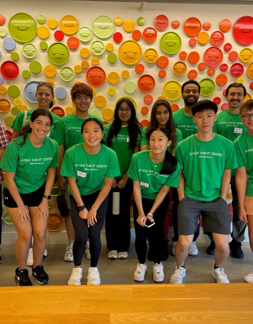 Harvard volunteers at Community Servings, ready to make an impact during Global Day of Service. 