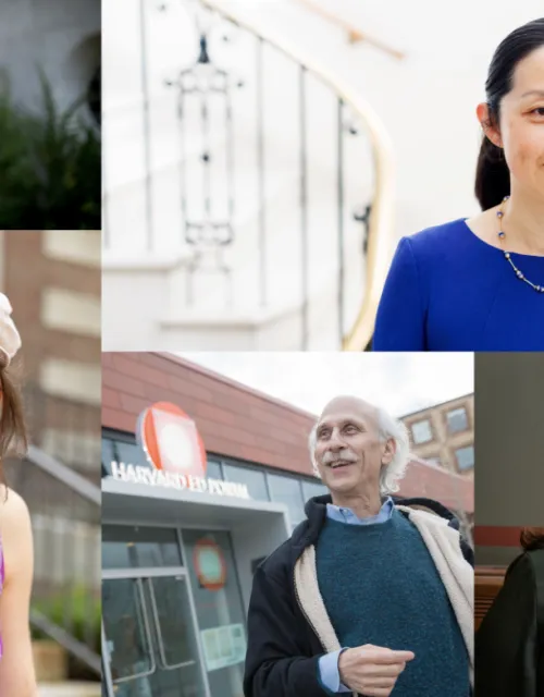 collage of faulty and staff