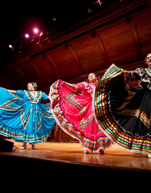 RAZA Ballet Folklórico performs at Sanders Theatre.