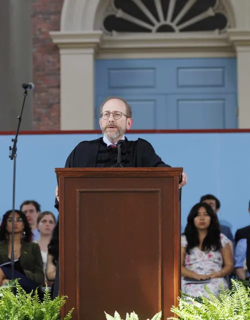 President Garber speaks to class of 2025 graduates