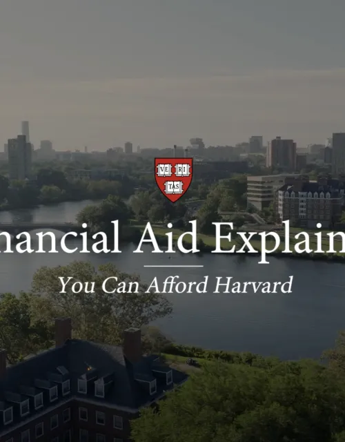 Title screen of video with words "Financial Aid Explained"