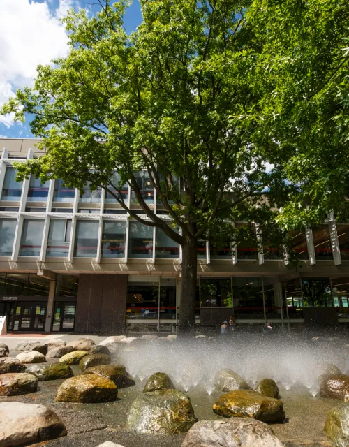 Exterior view of the front of the Science Center, to be renamed Zimmer Hall.