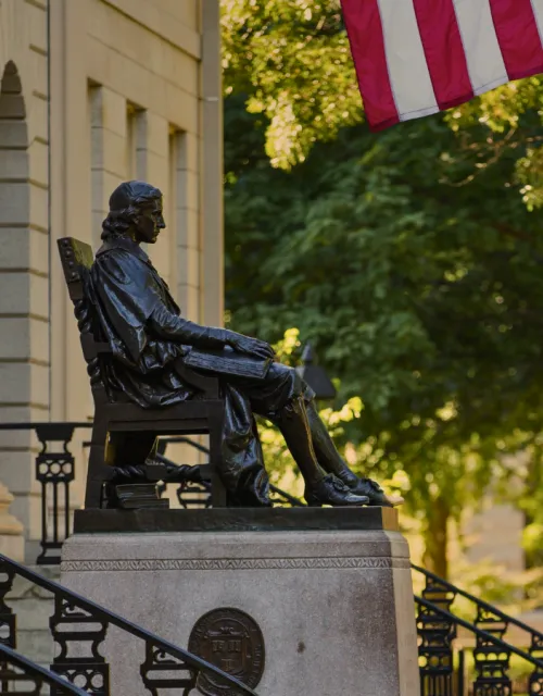 John Harvard Statue