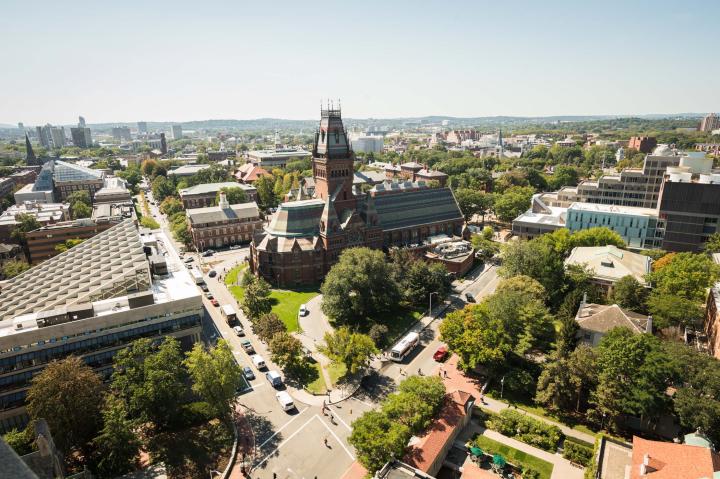 Birds eye view of Memorial Hall