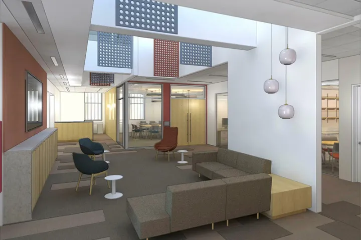 A rendering of the new ARC space