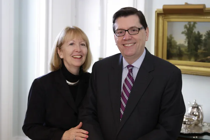 Mark Gearan and Mary Herlihy-Gearan, Interim Winthrop Faculty Deans