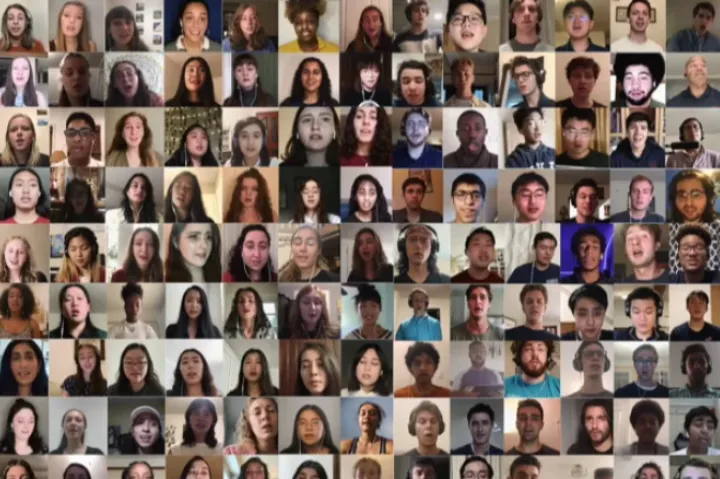 3 choral clubs on Zoom