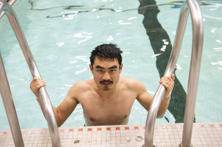 Michael Cheng joined the Varsity Crew team on a whim. But before he could hit the river, he had to teach himself how to swim.