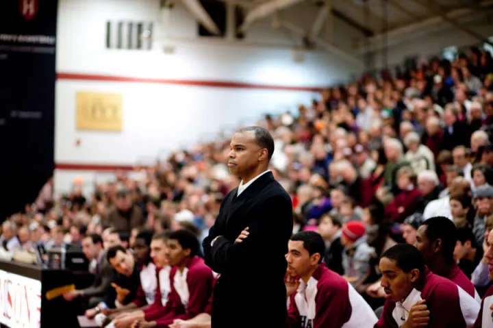 When Tommy Amaker (pictured) arrived at Harvard in 2007, Law School Professor Charles J. Ogletree Jr. invited him to breakfast. From there, “The Breakfast Club” was born.