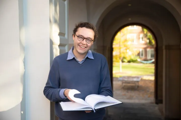 Benjamin Perry Wenzelberg ’21 wrote the music and libretto for the opera “NIGHTTOWN,” recording a demo of it as part of his thesis submission.