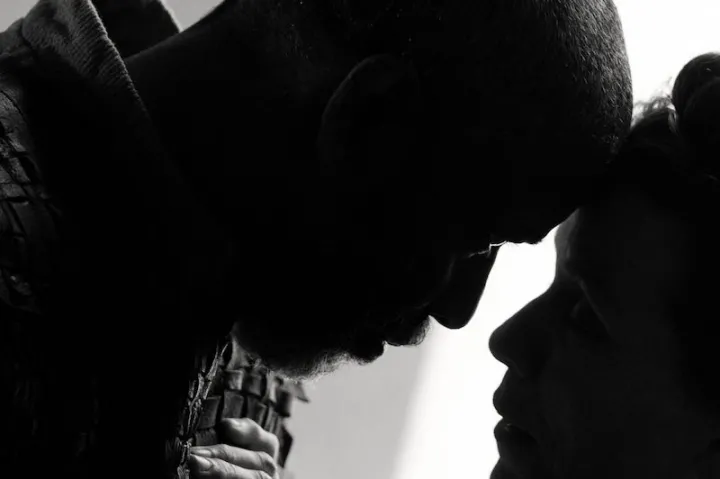 Denzel Washington and Frances McDormand in “The Tragedy of Macbeth.”