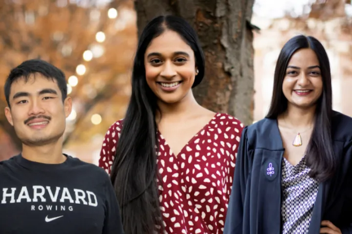 Michael Cheng, Trisha Prabhu, and Maya Burhanpurkar.
