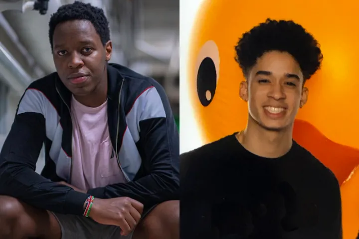 From left to right, Brian Nzuki ’22 and Emilio de Leon ’23.