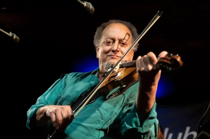 Robin Batteau performed last month for a packed house at Club Passim.