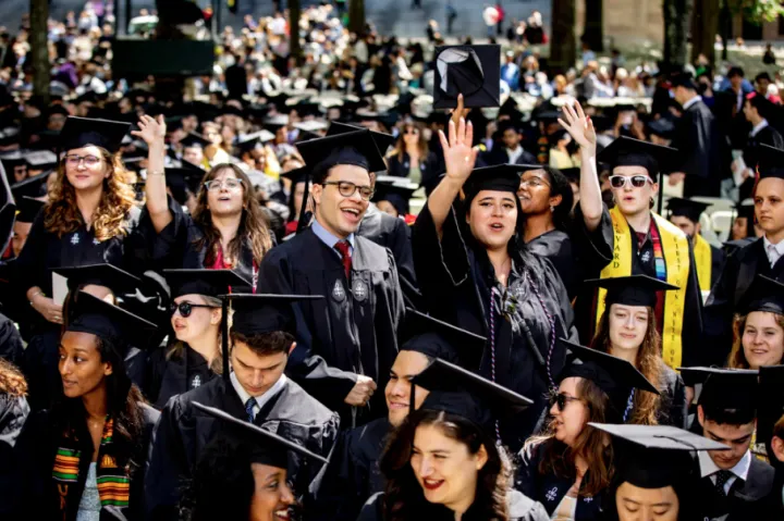 The first in-person Baccalaureate in two years brought seniors into Tercentenary Theatre instead the traditional stop at Memorial Church.