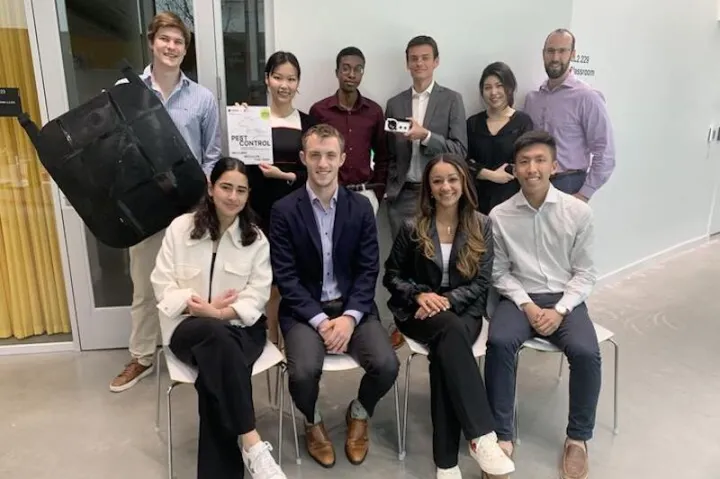 A group of third-year students developed methods to track and reduce rat sightings on campus for ES96: Engineering Problem Solving and Design Project.