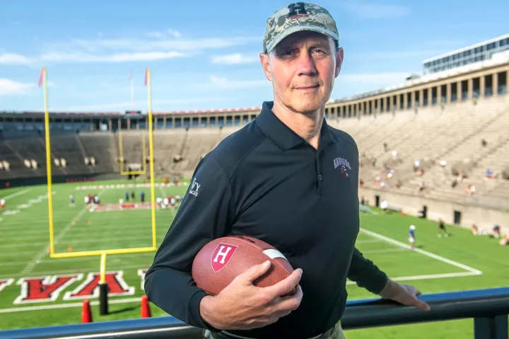 Image of Head Football Coach Tim Murphy.