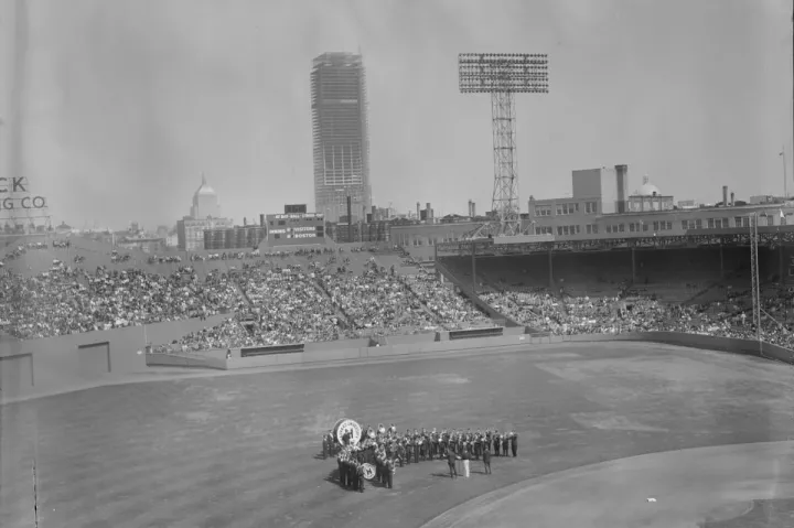 band at fenway park 1963