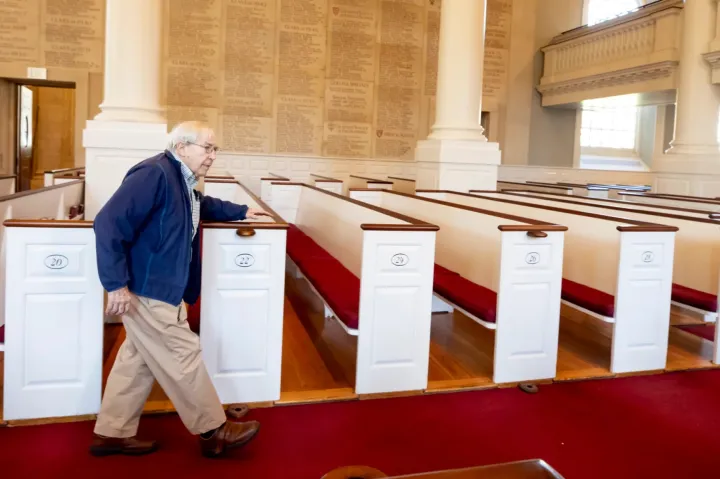 Bob Hurlbut in Memorial Church