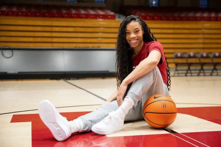 Team captain Harmoni Turner at Lavietes Pavilion.