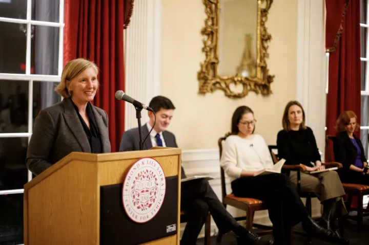 Dean Hopi Hoekstra gives opening remarks. Photos by Grace DuVal