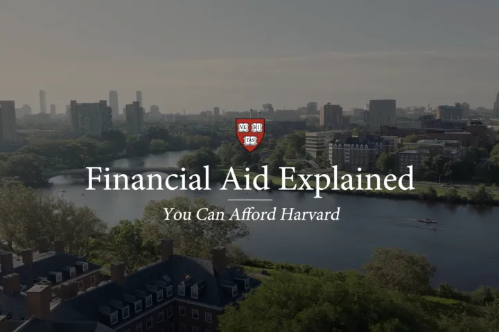 Title screen of video with words "Financial Aid Explained"