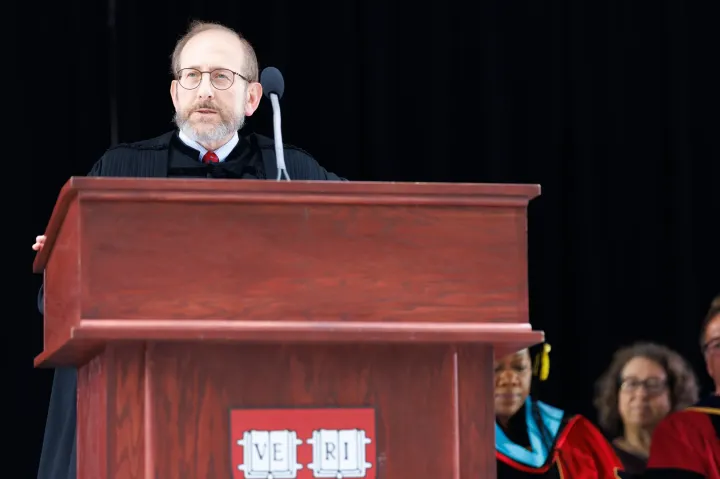 Harvard University President Alan Garber speaks at 2025 Convocation.