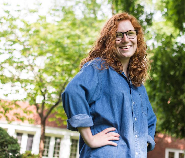 Portrait of Alli Scharmann, student