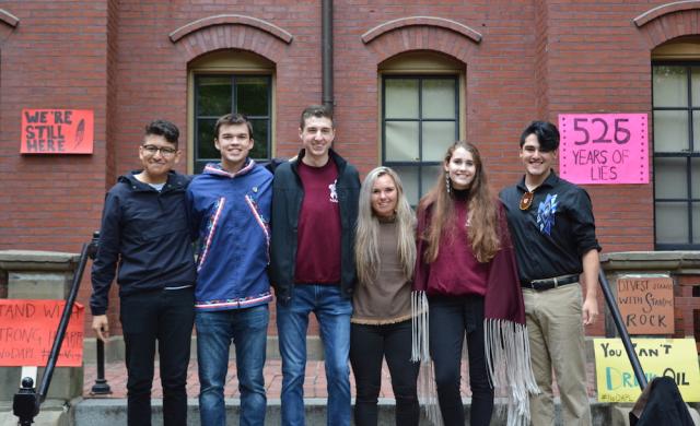a group of six students