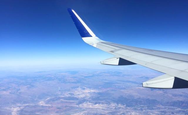 My view out the window as I flew to Europe for the first time