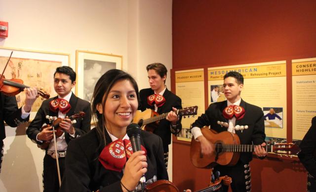Mariachi performance at Peabody Museum.