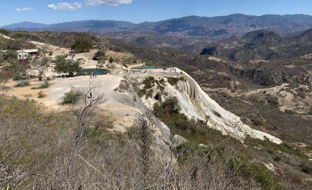 Cliff in a mountainous landscape 