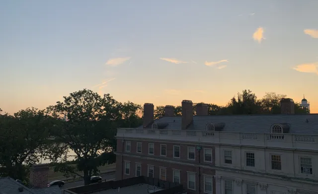 View from the roof of a building